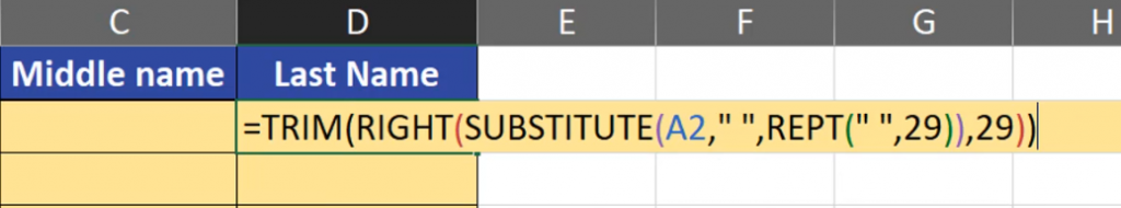 Trimming unnecessary spaces