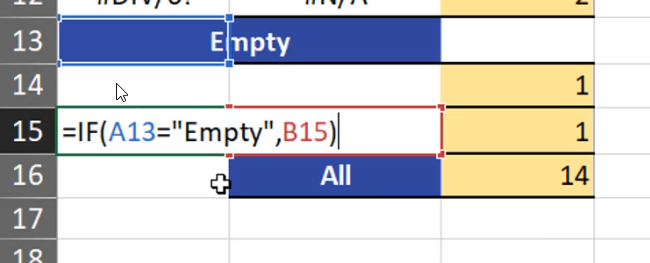 A cell with a formula